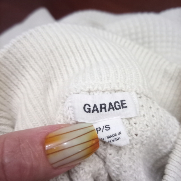 Garage Cream Knit Sweater - Picture 2 of 2